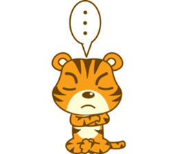 Small tiger sticker #8418993