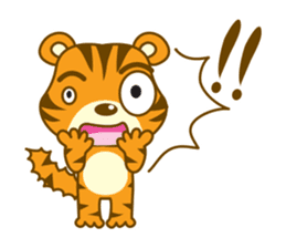 Small tiger sticker #8418996