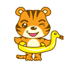 Small tiger sticker #8418998