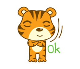 Small tiger sticker #8419001