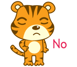 Small tiger sticker #8419005