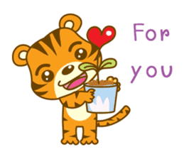 Small tiger sticker #8419011