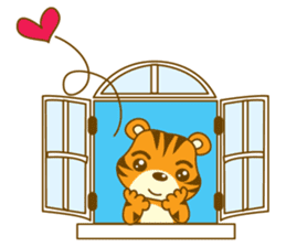 Small tiger sticker #8419015