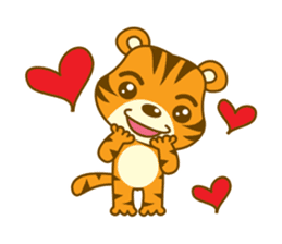 Small tiger sticker #8419017