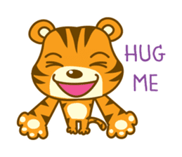 Small tiger sticker #8419018