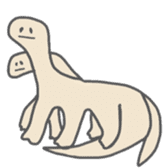 long neck dinosaur sticker #8419518