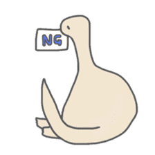 long neck dinosaur sticker #8419529