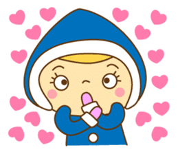 Love Lovely Girl! Hana-chan no.3 japan sticker #8419782