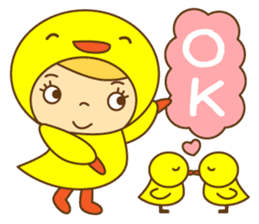 Love Lovely Girl! Hana-chan no.3 japan sticker #8419805