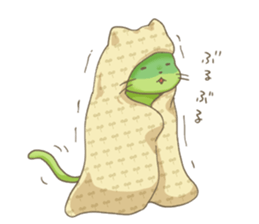 Sprouts cat,sometimes dog. sticker #8420081