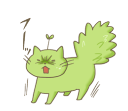 Sprouts cat,sometimes dog. sticker #8420084