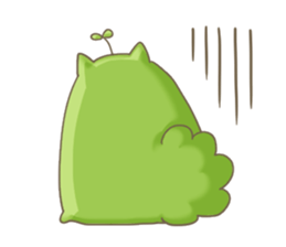 Sprouts cat,sometimes dog. sticker #8420086