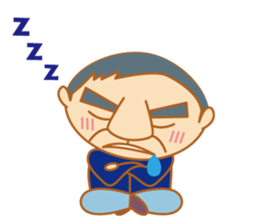 Cool senior men sticker #8421163