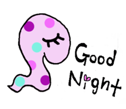 Greeting at the end of the day sticker #8421369