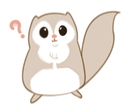 Cute Flying squirrel hari sticker #8422260
