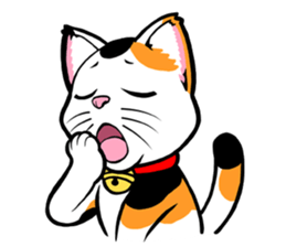 This Mi-ke cat name is korosuke. sticker #8422345