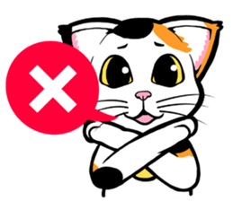 This Mi-ke cat name is korosuke. sticker #8422347