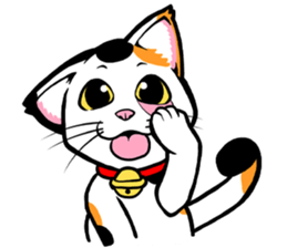 This Mi-ke cat name is korosuke. sticker #8422349