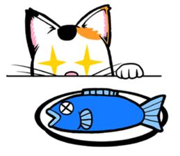 This Mi-ke cat name is korosuke. sticker #8422355