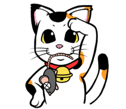 This Mi-ke cat name is korosuke. sticker #8422358