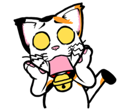 This Mi-ke cat name is korosuke. sticker #8422370