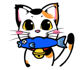 This Mi-ke cat name is korosuke. sticker #8422374