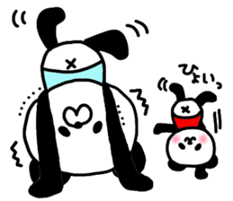 panda seijin 1gou 2gou sticker #8422423