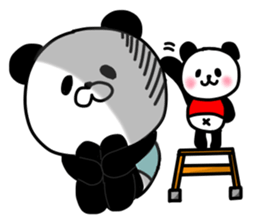 panda seijin 1gou 2gou sticker #8422428