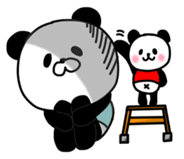 panda seijin 1gou 2gou sticker #8422428