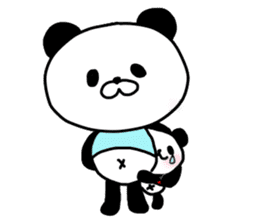 panda seijin 1gou 2gou sticker #8422429