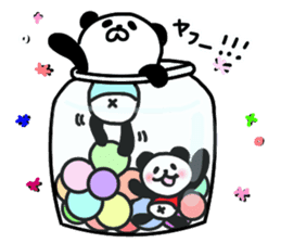 panda seijin 1gou 2gou sticker #8422435