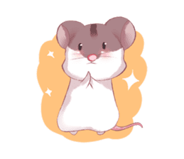 Hamster and Pandamouse sticker #8422461