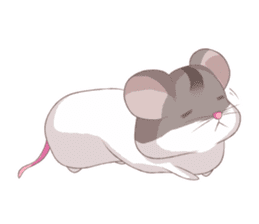 Hamster and Pandamouse sticker #8422467