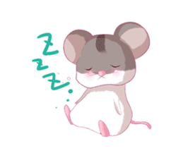 Hamster and Pandamouse sticker #8422468