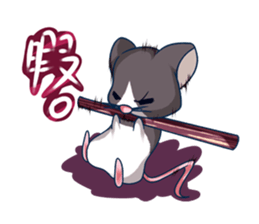 Hamster and Pandamouse sticker #8422473