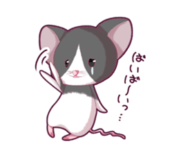 Hamster and Pandamouse sticker #8422478