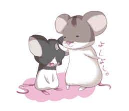 Hamster and Pandamouse sticker #8422481