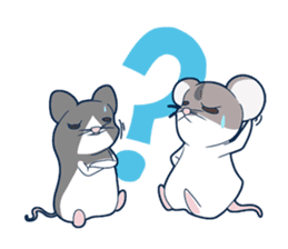 Hamster and Pandamouse sticker #8422484