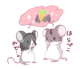 Hamster and Pandamouse sticker #8422496