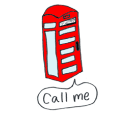 We are in London, the UK sticker #8422582