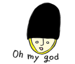 We are in London, the UK sticker #8422606