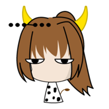Cow Everyday life sticker #8423002