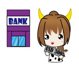 Cow Everyday life sticker #8423011