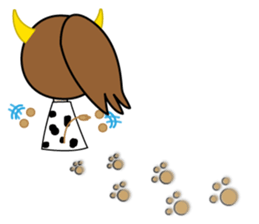 Cow Everyday life sticker #8423012