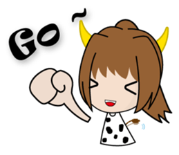 Cow Everyday life sticker #8423013