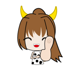 Cow Everyday life sticker #8423018