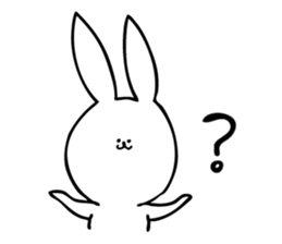 The Small Face Rabbit sticker #8423788
