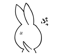 The Small Face Rabbit sticker #8423789