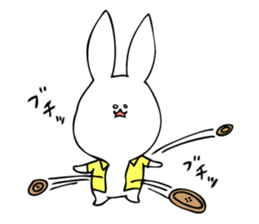 The Small Face Rabbit sticker #8423819