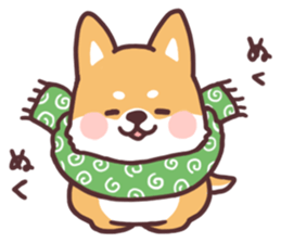 fluffy fat Shiba2 sticker #8424101
